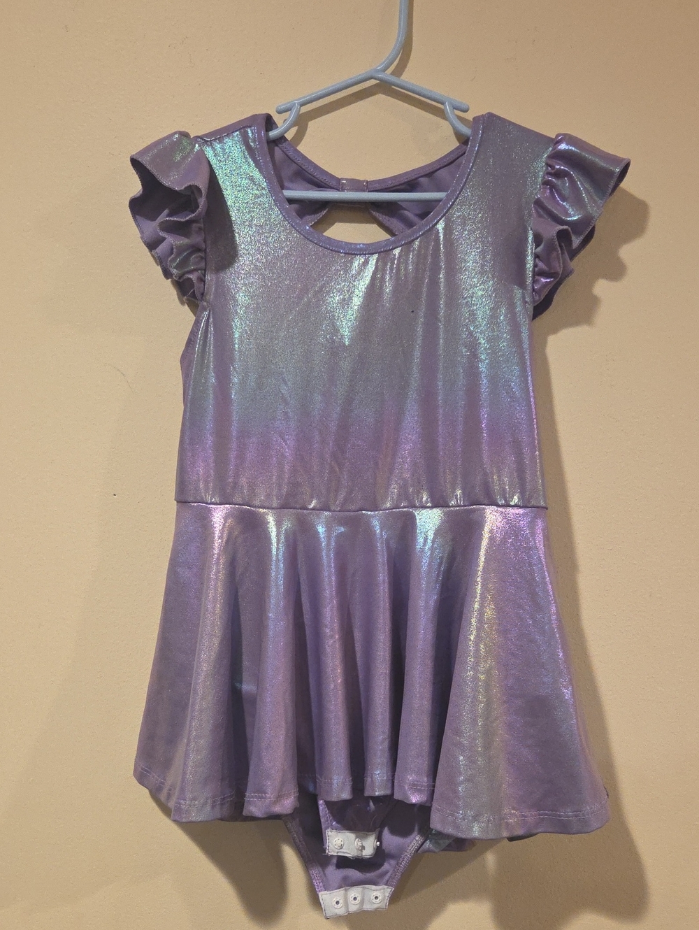 Girls Shimmer Purple Dance Leotard